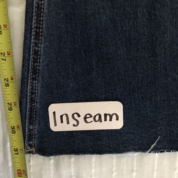 Rock & Roll Denim Medium Wash Blue Flared Bell Bottom Jeans NEW 30 x 32 - Picture 7 of 8